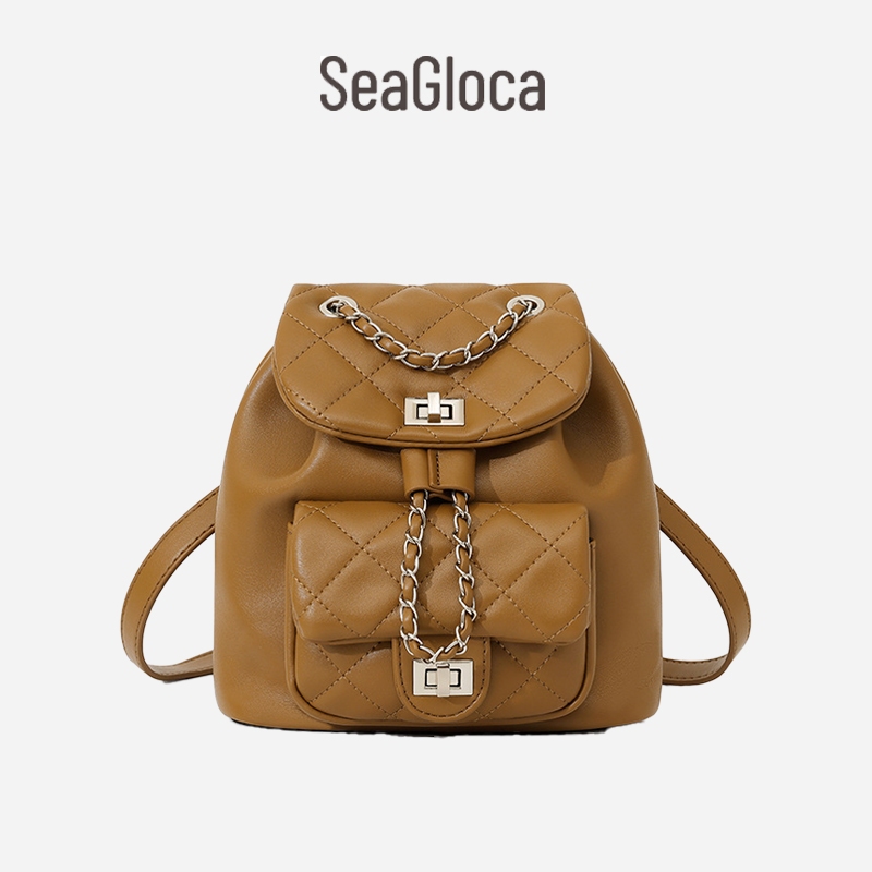 Seagloca ใหม่ กระเป๋าเป้สะพายหลัง มัลติฟังก์ชั่น สไตล์เกาหลี สําหรับผู้หญิง No 1708