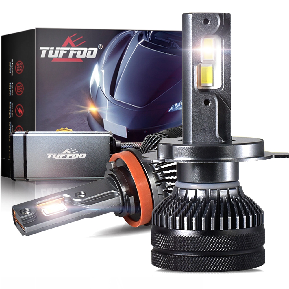 Tuffoo T50 หลอดไฟหน้ารถยนต์ LED 55W 20000LM H7 H4 H8 H11 H9 HB3 9005 HB4 9006 HIR2 9012 881 H27 9003