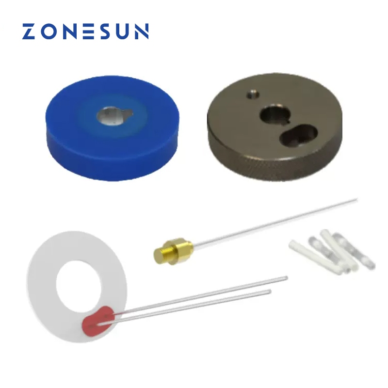 Zonesun ล้อยาง สีฟ้า อุปกรณ์เสริม สําหรับเครื่องซีลถุง ZS-GLF1 ZS-GLF1P