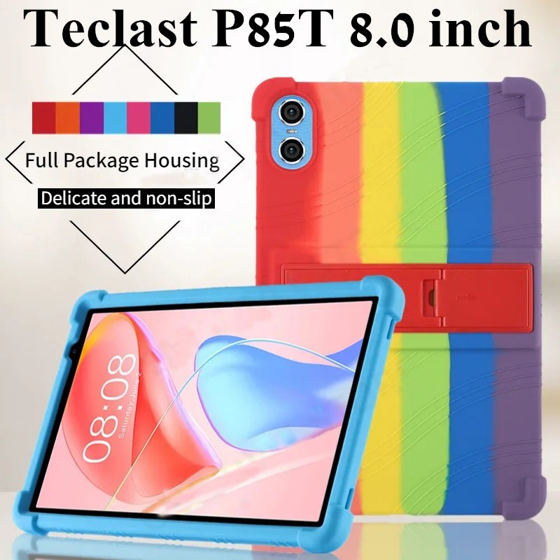 Teclast P85T P 85T  Tab 8.0 Inch Tablet Case Super Shockproof Soft Silicone Protective Case Stand Co