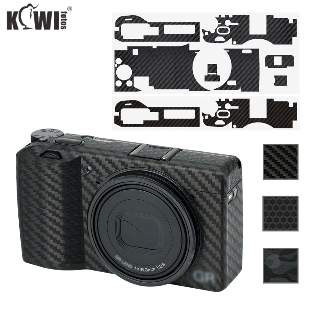 Kiwifotos KS-GR3 สติกเกอร์ฟิล์ม ป้องกันรอยขีดข่วน 3M สําหรับตกแต่งตัวกล้อง Ricoh GR III GR IIIx GR3 