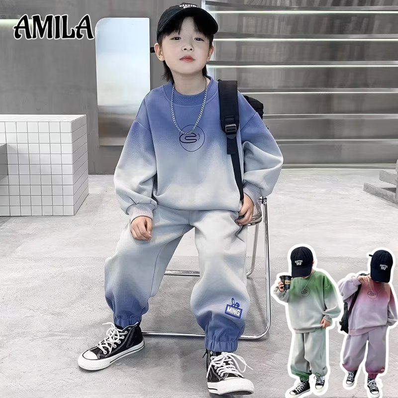 Milo เสื้อกันหนาว และชุดกีฬา ขนาดใหญ่ สุดเท่ แฟชั่นสําหรับเด็กผู้ชาย