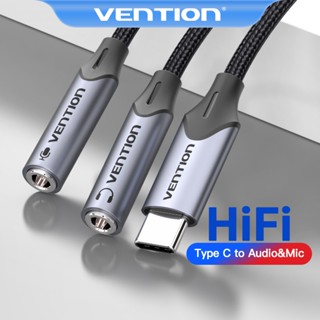 Vention 2 In 1 Type C (ตัวผู้) Usb C To 3.5 มม. Trs อะแดปเตอ…