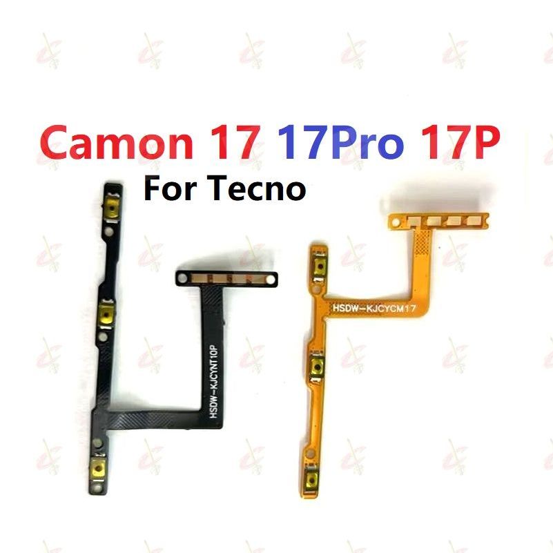 ปุ่มเปิดปิด แพรสวิตช์ สําหรับ Tecno Camon 17 Pro P 17P CG6 CG6j CG7 CG7n CG8 CG8h