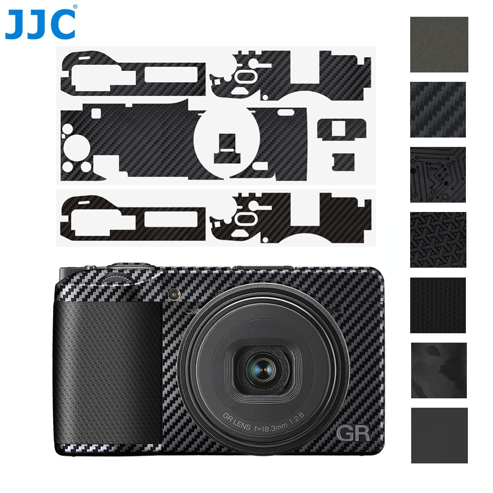 JJC SS-GR3 ป้องกันรอยขีดข่วน สติกเกอร์ตกแต่งสำหรับ Ricoh GR III GR IIIx GRIII GRIIIx GR3 GR3x กล้องเหลือฟรี 3M ฟิล์มผิวป้องกัน