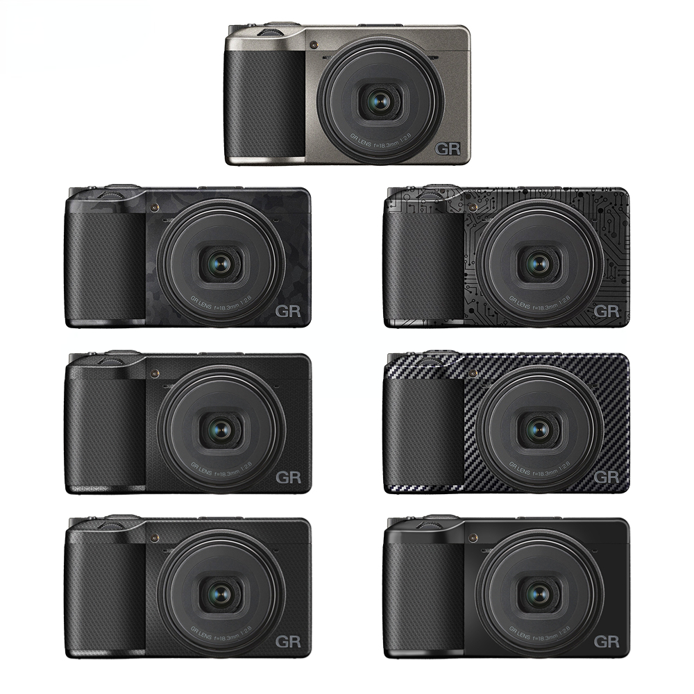 JJC SS-GR3 ป้องกันรอยขีดข่วน สติกเกอร์ตกแต่งสำหรับ Ricoh GR III GR IIIx GRIII GRIIIx GR3 GR3x กล้องเหลือฟรี 3M ฟิล์มผิวป้องกัน