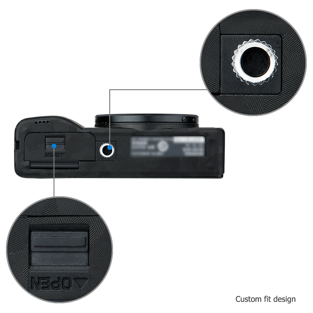 JJC SS-GR3 ป้องกันรอยขีดข่วน สติกเกอร์ตกแต่งสำหรับ Ricoh GR III GR IIIx GRIII GRIIIx GR3 GR3x กล้องเหลือฟรี 3M ฟิล์มผิวป้องกัน