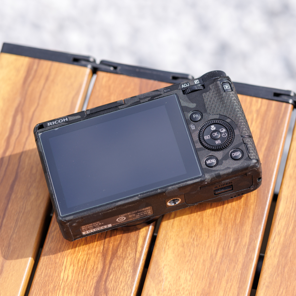 JJC SS-GR3 ป้องกันรอยขีดข่วน สติกเกอร์ตกแต่งสำหรับ Ricoh GR III GR IIIx GRIII GRIIIx GR3 GR3x กล้องเหลือฟรี 3M ฟิล์มผิวป้องกัน