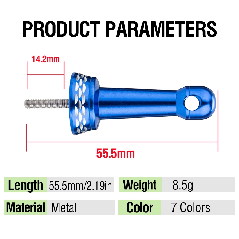 รอกหมุนคันเบ็ดตกปลา ป้องกันการกัดกร่อน 7 สี 1 ชิ้น - รูปที่ 2