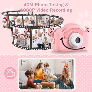 ราคาถูก สต๊อกจำกัด 🚚X200 1080P การ ์ ตูนเด ็ กกล ้ องดิจิตอล 20 ล ้ านพิกเซลเลนส ์ 2.0 นิ ้ วหน ้ าจอ IPS สามารถถ ่ ายภาพและวิดีโอกล ้ องคู ่ มาตรฐาน HD