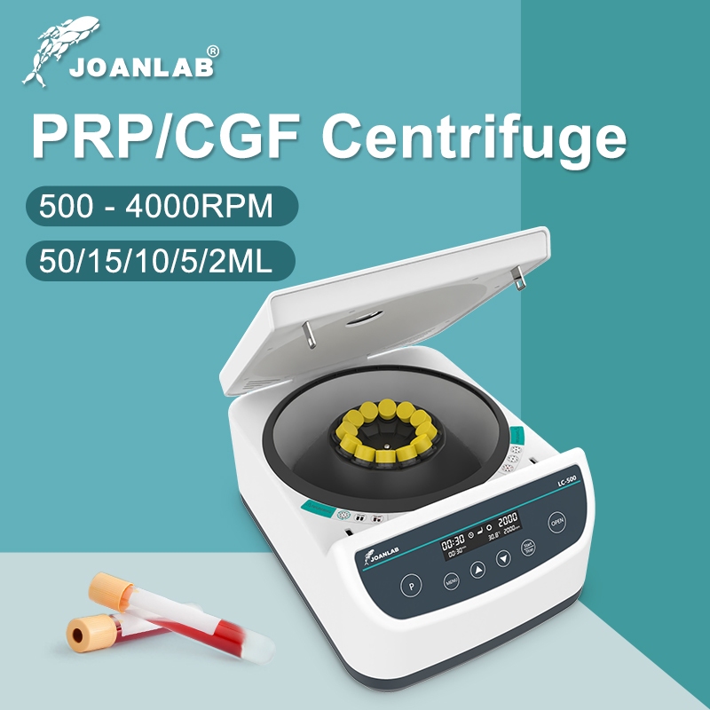 Joanlab PRP เครื่องหมุนเหวี่ยงพลาสม่า CGF สำหรับหลอดเก็บเลือด2/5/10มล. และหลอดเหวี่ยง15/50มล. – โปรปัง