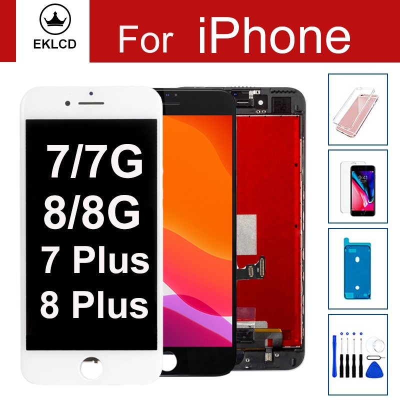 จอแสดงผล LCD สําหรับ iPhone 7 8 Plus SE 2020 2022 7P 8P 8G Touch Screen Digitizer Assembly เปลี่ยนทด