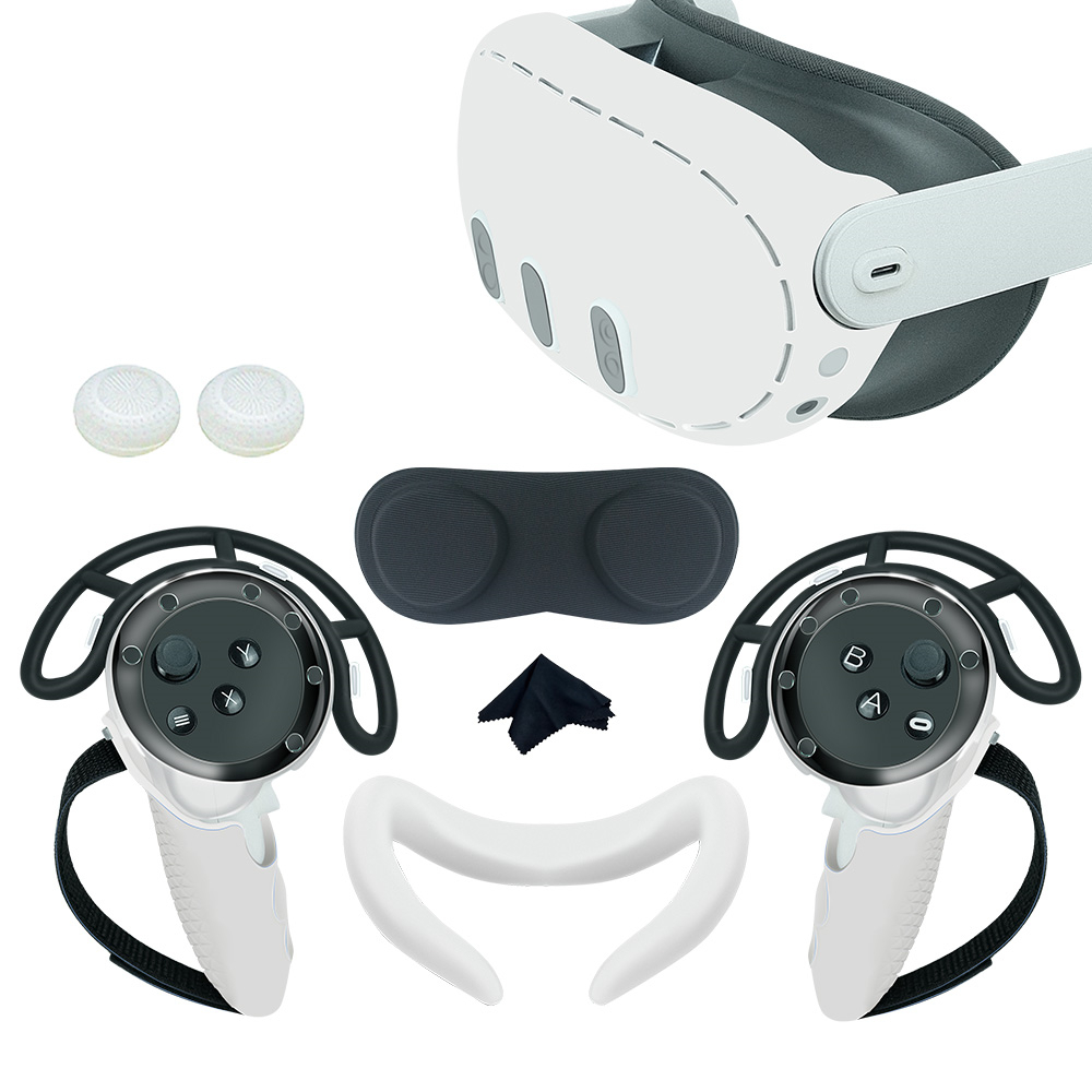 ปลอกซิลิโคน ป้องกันรอย อุปกรณ์เสริม สําหรับหน้ากาก VR Meta quest 3