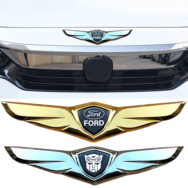 Ford ฟอร์ดออโต้อัลลอยด์กันชนหน้าสติ๊กเกอร์ Fiesta Ranger Focus Territory Everest Ecosport Ka Focus Fusion หน้าต่างด้านหลัง Retrofit สติ๊กเกอร์ตกแต่งประตู