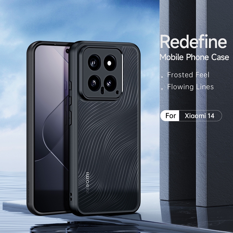 สําหรับ Xiaomi 14 กรณี DUX DUCIS Aimo Series คุณภาพสูงป้องกันลายนิ้วมือ PC TPU ไหลเส้น Matte Cover ราคา ถูกที่สุด ดีลบีเคเค แกลเลอรีภาพที่ 4