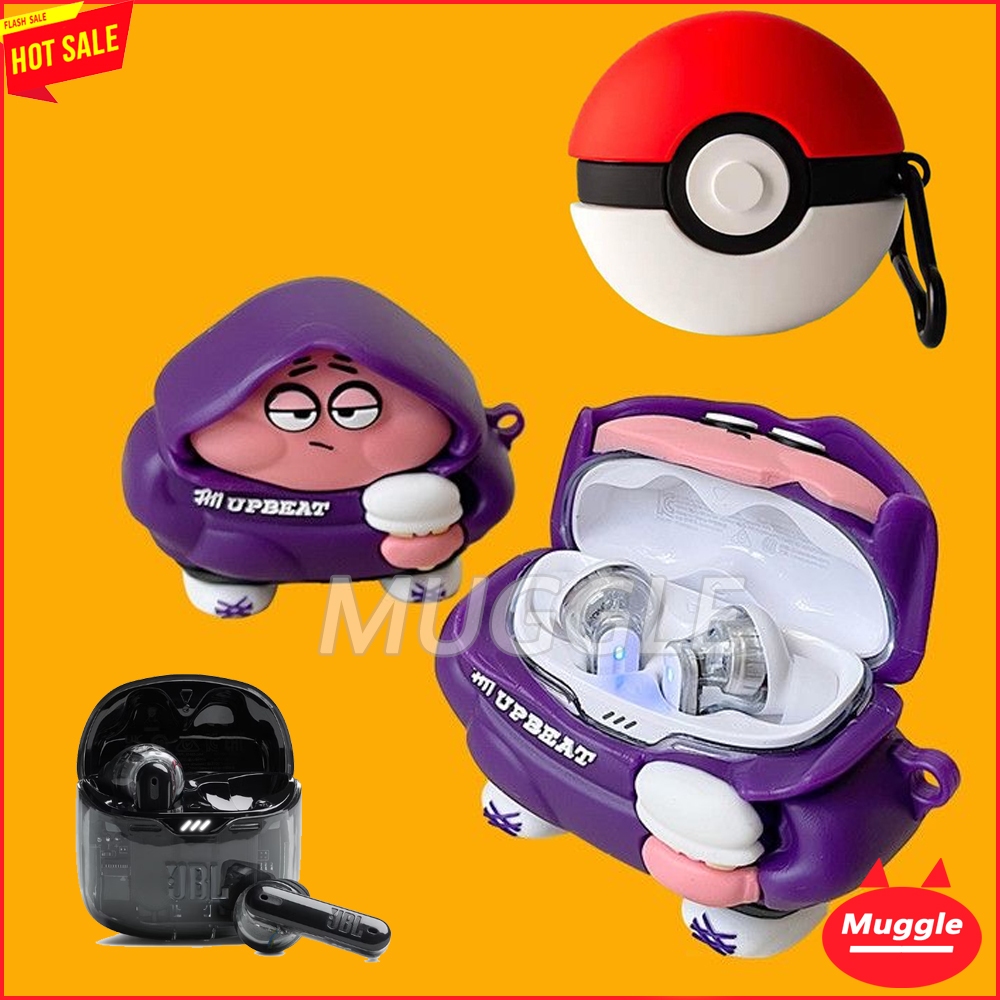 เคส JBL TUNE FLEX เคส พร้อมตะขอ สําหรับ JBL FLEX เคสป้องกันหูฟัง ลายการ์ตูน Jbl TUNE FLEX