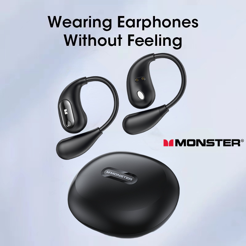 Monster MH22181 หูฟังบลูทูธไร้สาย OWS IPX5 กันน้ํา Bluetooth 5.4 หูฟังกีฬา HiFi Stereo call headset หูฟังสเตอริโอ With Mic