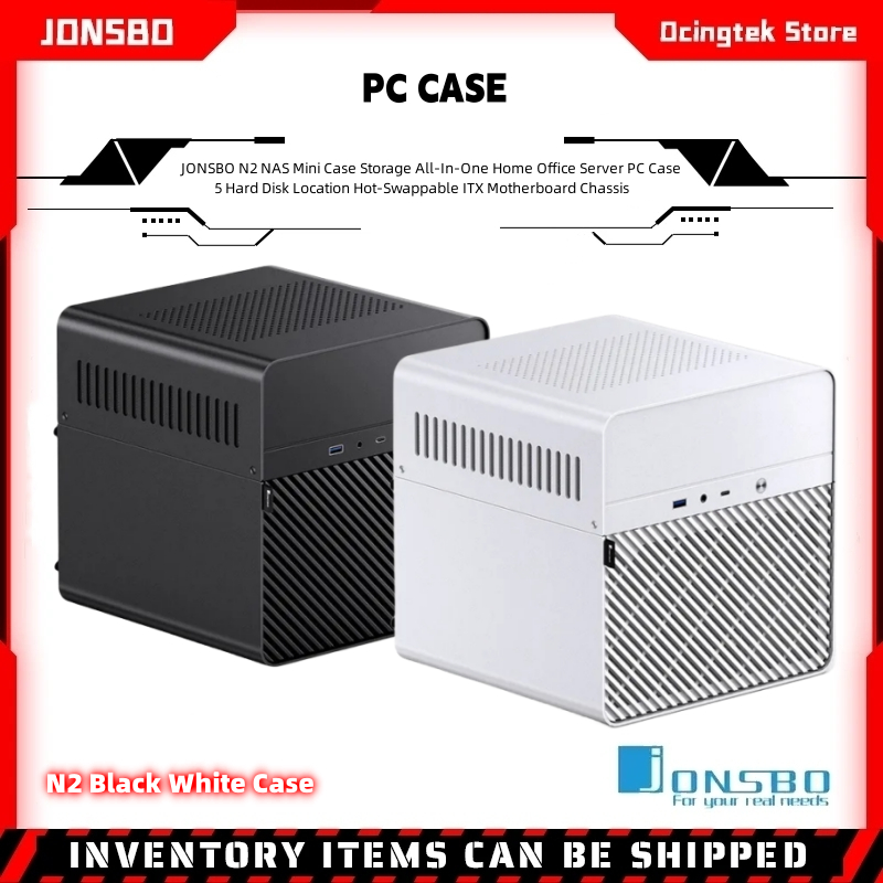 Jonsbo N2 NAS เคสฮาร์ดดิสก์เซิร์ฟเวอร์ PC 5 ตําแหน่ง ITX ขนาดเล็ก สําหรับบ้าน ออฟฟิศ