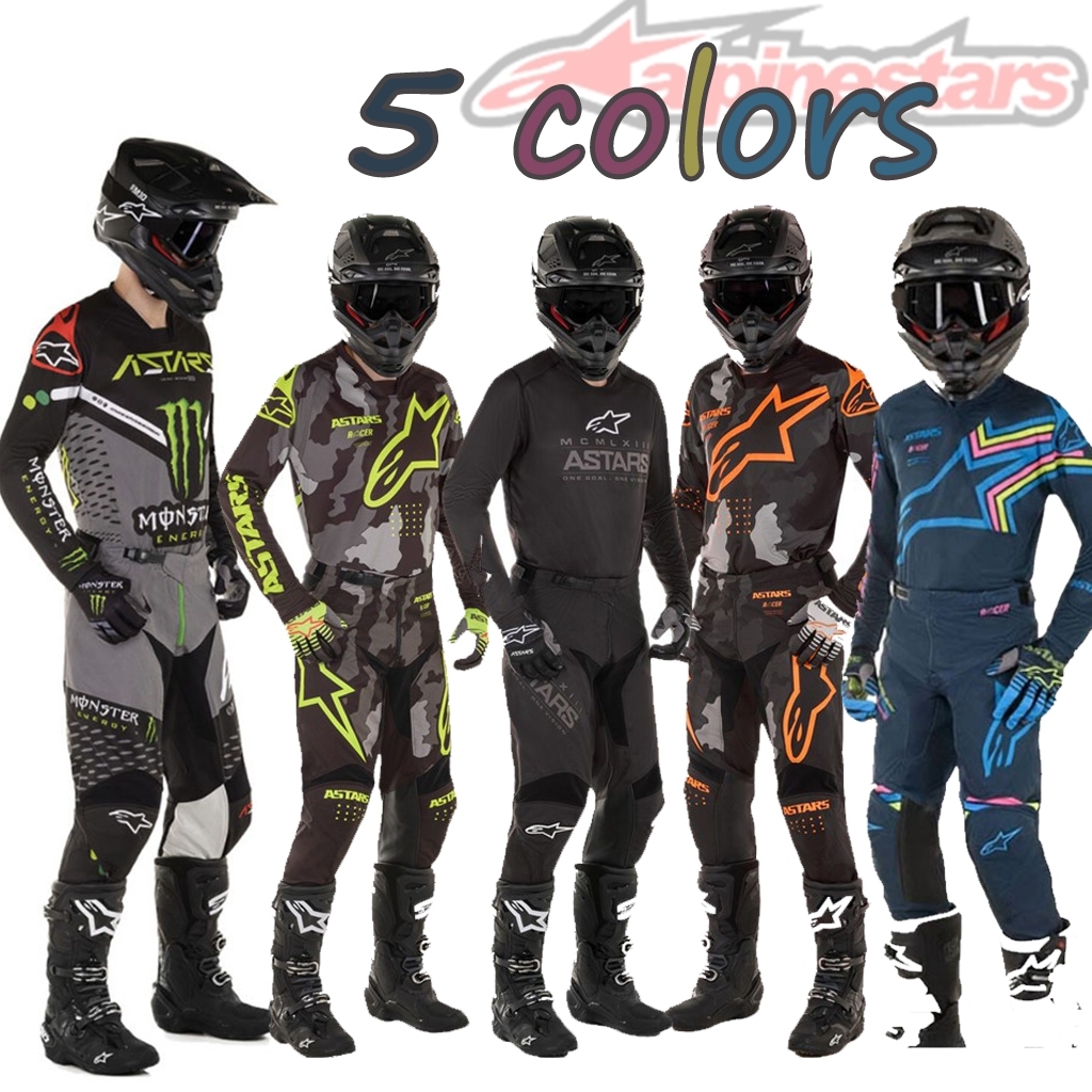 Alpinestars ชุดเสื้อกีฬา กางเกง สําหรับแข่งรถจักรยานยนต์วิบาก ออฟโร้ด
