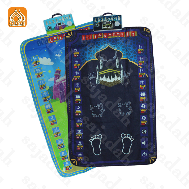 SAJADAH พร้อมส่ง พรมละหมาดอัจฉริยะบาท ผ้าละหมาดมุสลิมอิสลาม พกพาง่าย ขนาด​ 70*110​ซม LCD Screen K315