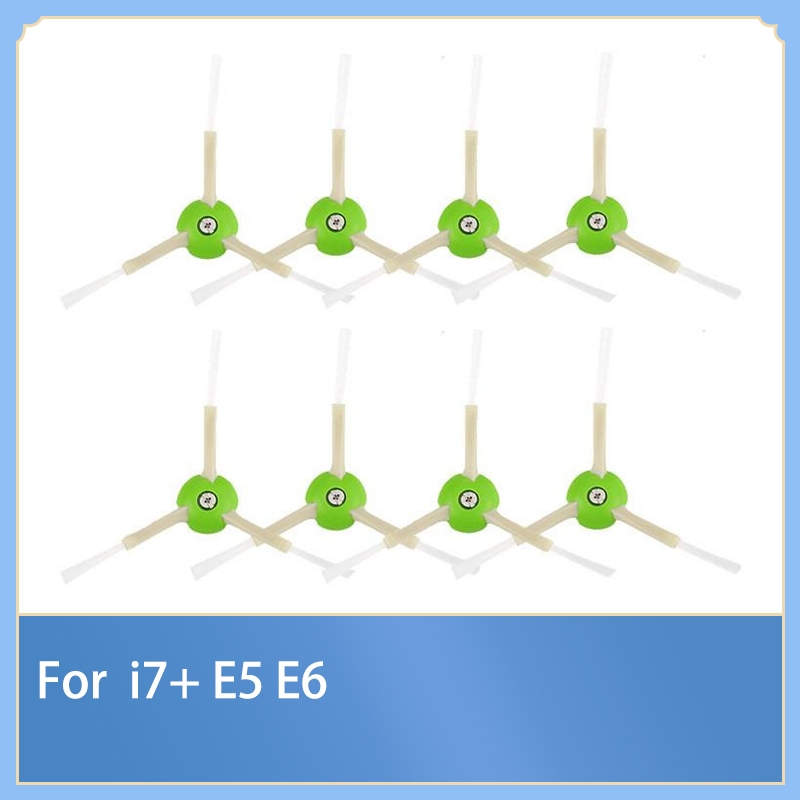 แปรงด้านข้างอะไหล่สําหรับ  i7 + E5 E6 j7+ i3 i4 E7 i2 เครื่องดูดฝุ่นหุ่นยนต์