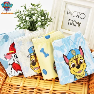 [พร้อมสต็อกจัดส่งฟรี] อุ้งเท้า ลาดตระเวน อุ้งเท้า ลาดตระเวน กางเกงในเด็กชาย 4 แพ็ค 3-8 ปีเด็กการ์ตูนชุดชั้นในผ้าฝ้ายแท้