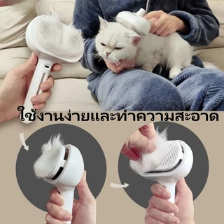 Pet Beauty Comb with Spray Massage Comb หวีแปรงไฟฟ้าสถิตย์ พร้อมสเปรย์ สําหรับสัตว์เลี้ยง สุนัข แมว แปรงขนหมา หวีขนแมว