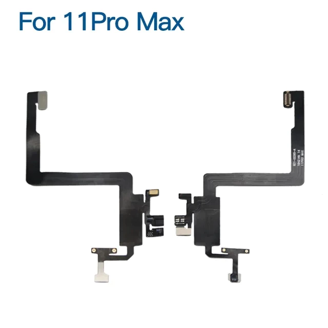 สายแพลําโพงเซนเซอร์หูฟัง ไม่มีลําโพง ไม่มีโลโก้ แบบเปลี่ยน สําหรับ iPhone X XS MAX XR 11 Pro MAX 12 Pro 13 13 mini 13 Pro thumbnail 10