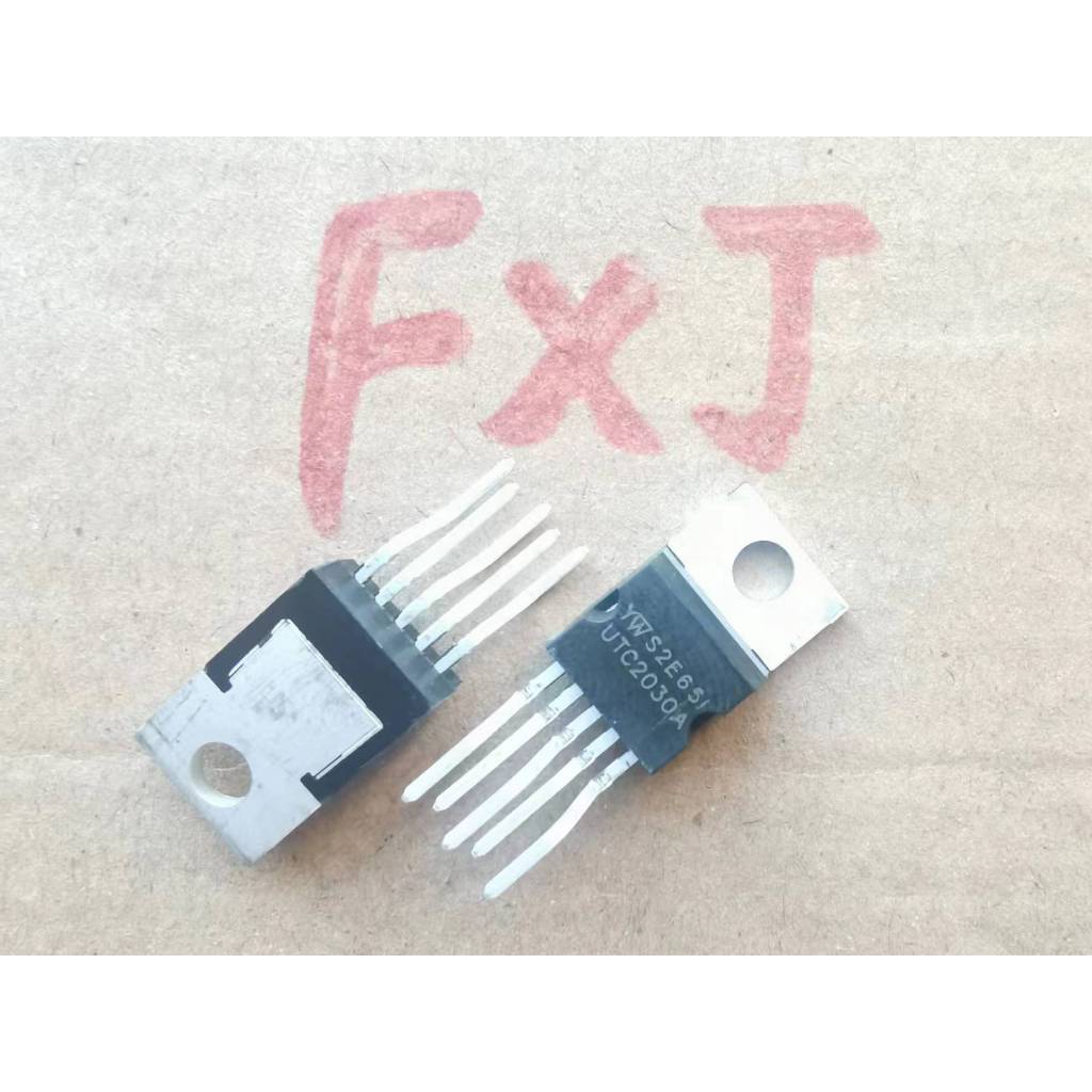 ((10 ชิ้น) UTC2030A เดิมแท้นําเข้ายี่ห้อใหม่ UTC2030 เสียงโจมตีเล่น IC TO-220-5