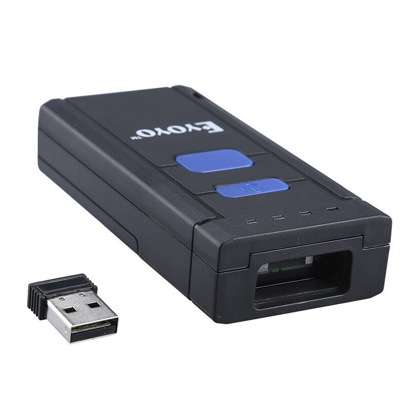 Eyoyo เครื่องสแกนบาร์โค้ดไร้สาย 1D 3IN1 ผ่านบลูทูธ สําหรับ IOS Android Windows