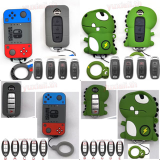 เคสรีโมทกุญแจรถยนต์ Tpu ลายการ์ตูน สําหรับ Nissan X-Trail T3…