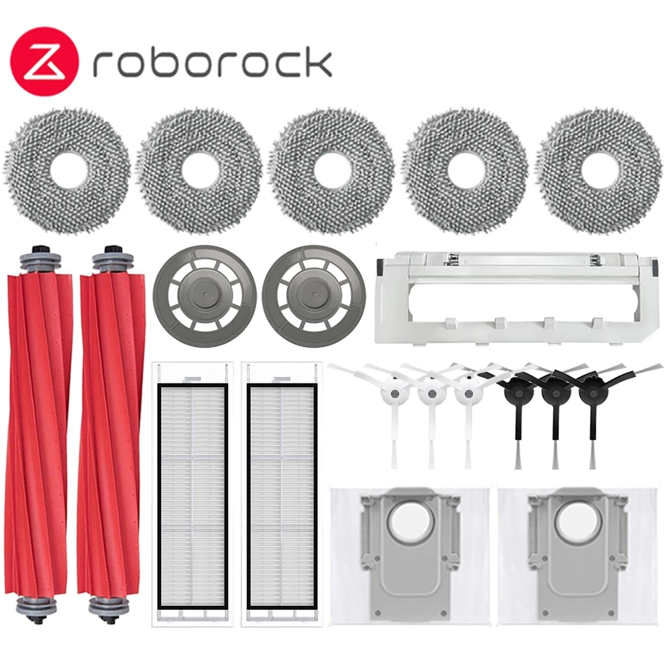 Roborock Q Revo / P10 A7400RR อุปกรณ์เสริมหุ่นยนต์ดูดฝุ่น แปรงหลัก แปรงด้านข้าง แผ่นกรอง Hepa ผ้าม็อบ ถุงเก็บฝุ่น อะไหล่สํารอง