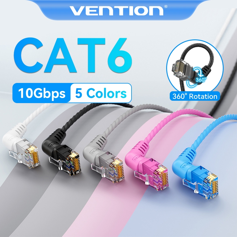 Vention Cat6A สายเคเบิลอีเธอร์เน็ต UTP 10Gbps สําหรับแล็ปท็อป คอมพิวเตอร์