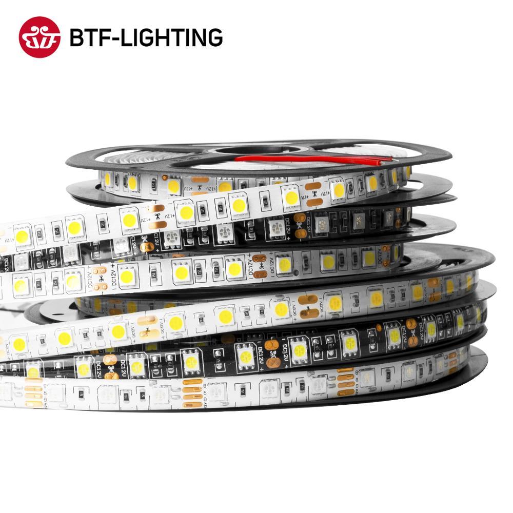 BTF-LIGHTING 5050 RGB แถบไฟ LED 60 LEDs/m DC 12V