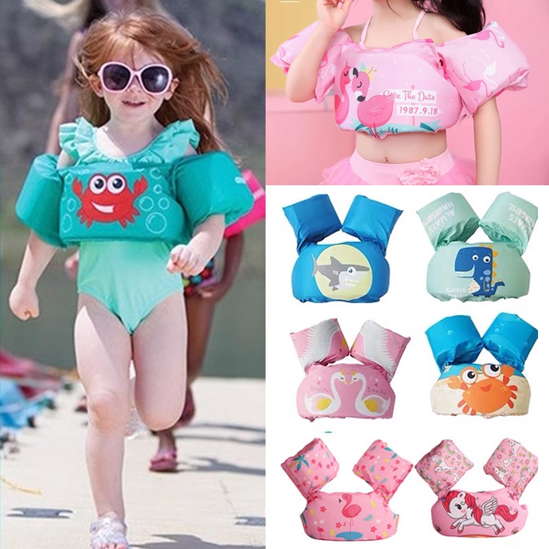 Puddle Jumper เสื้อชูชีพแขน โฟม ห่วงยางว่ายน้ํา เพื่อความปลอดภัย สําหรับเด็ก Q01