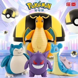 Pokemon โปเกบอล Pikachu Mewtwo Charizard Eevee Gengar แอ็คชั่นฟิกเกอร์ Poke Ball เด็กของเล่น