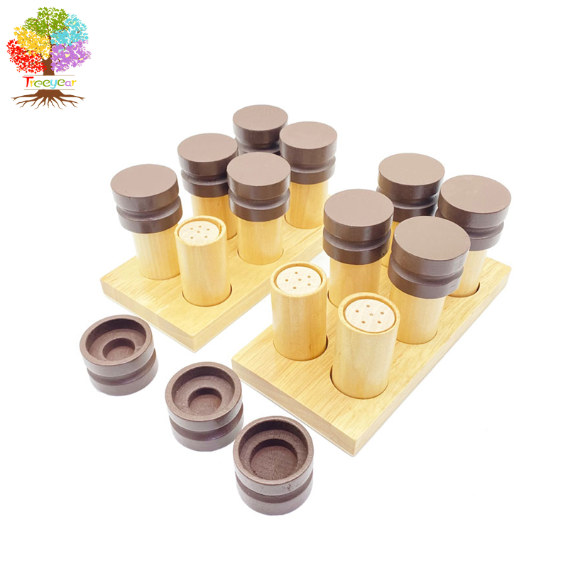 Montessori กล่องหอม (ขวดกลิ่น) สําหรับเด็ก ผู้ใหญ่ 2 ชุด