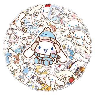 50ชิ้นตลกการ์ตูน ซินนามอนโรล กราฟฟิตีสติกเกอร์กันน้ําสําหรับบัญชีมือโทรศัพท์แล็ปท็อปสเก็ตบอร์ดสร้างสรรค์สติกเกอร์กราฟฟิตีรถมอเตอร์สติก