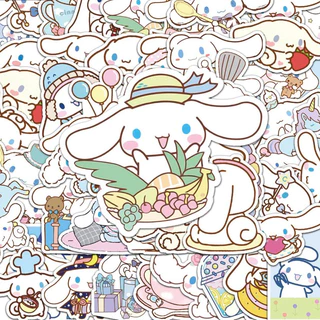 50ชิ้นตลกการ์ตูน ซินนามอนโรล กราฟฟิตีสติกเกอร์กันน้ําสําหรับบัญชีมือโทรศัพท์แล็ปท็อปสเก็ตบอร์ดสร้างสรรค์สติกเกอร์กราฟฟิตีรถมอเตอร์สติก