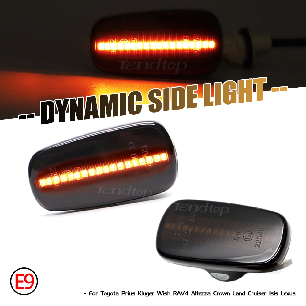 ไฟเลี้ยวบังโคลนรถยนต์ สําหรับ Toyota Altezza Wish Land Cruiser Prado Cypha VS Prius RAV4