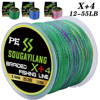 Sougayilang X4 สายเบ็ดตกปลา PE แบบถัก 150 ม. 5.6 กก. -25.3 กก.