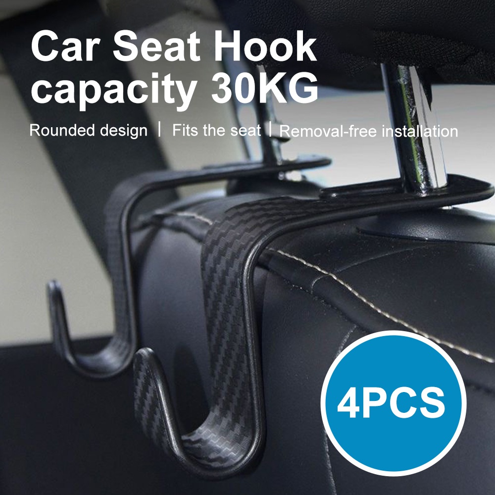 (พร้อมส่ง) ตะขอแขวนเบาะหลังรถยนต์ อเนกประสงค์ สําหรับ Subaru Toyota Honda City Volkswagen BMW Benz