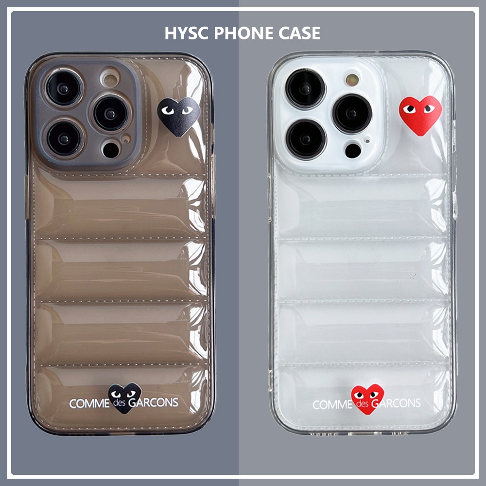เคสโทรศัพท์มือถือแบบใส กันกระแทก ลายหัวใจสีแดง สีดํา สําหรับ iPhone 15 ProMax 15 14 Pro Max 14 13 Pro Max 12 Pro Max 11 XsMax XR 7Plus
