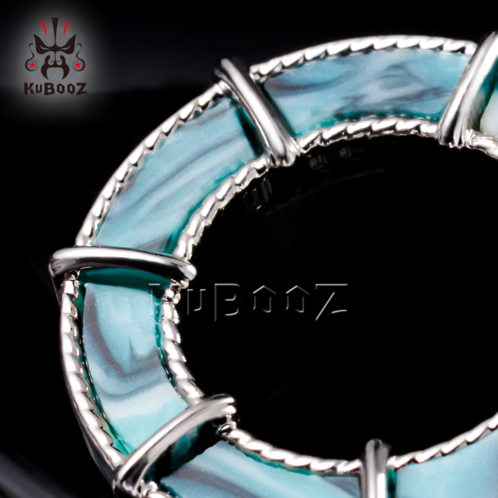 Kubooz 2 ชิ้น เกจวัดหู อุโมงค์ ปลั๊ก เปลือกหอย ขยาย ยืด สเตนเลส เจาะ เครื่องประดับต่างหู - รูปที่ 6