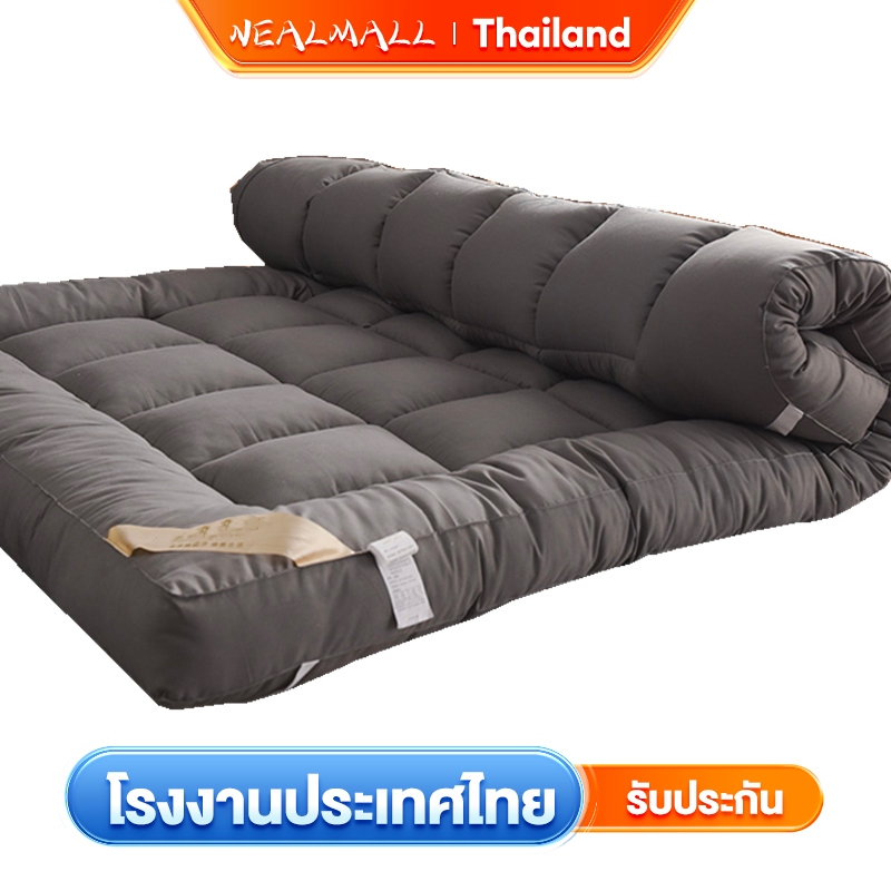 NEALMALL ท็อปเปอร์ 6ฟุต 5ฟุต 3.5ฟุต 3ฟุต Topper ใยขนห่านเทียม หนา 3 นิ้ว นุ่มนอนสบาย กันไรฝุ่น โรงงานขายตรง COD