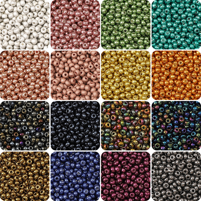 10กรัม/ถุง2มิลลิเมตร3มิลลิเมตร4มิลลิเมตรโลหะแร่สีเมล็ดลูกปัดเสน่ห์ภาษาเช็คคําแก้วลูกปัด ทําเอง สร้อยข้อมือสร้อยคอต่างหูลูกปัดสําหรับเครื่องประดับทําอุป