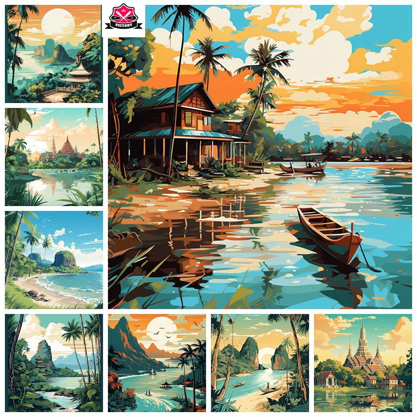 Victory -30*40cm/40*50cm-ระบายสีตามตัวเลข-ภาพวาดระบายสีตามตัวเลข--Diy สําหรับติดตกแต่งบ้าน--สีระบายสีตามตัวเลข--รูประบายสีตามตัวเลข--ระบาย สี ตาม ตัวเลข สั่ง ทํา-ภาพวาดสีน้ํามันอะคริลิค รูปภาพวาดสีน้ํามัน แฮนด์เมด สไตล์ไทย สําหรับตกแต่งบ้าน diy