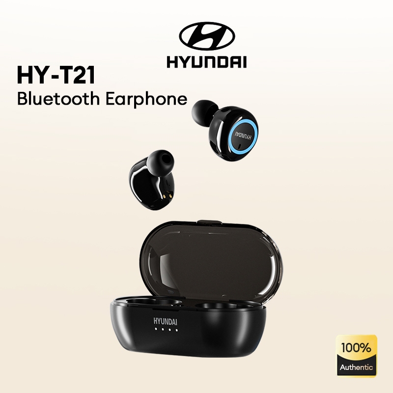 Hyundai HY-T21 หูฟังบลูทูธ 5.3 คุณภาพเสียง HD สําหรับเล่นเกม