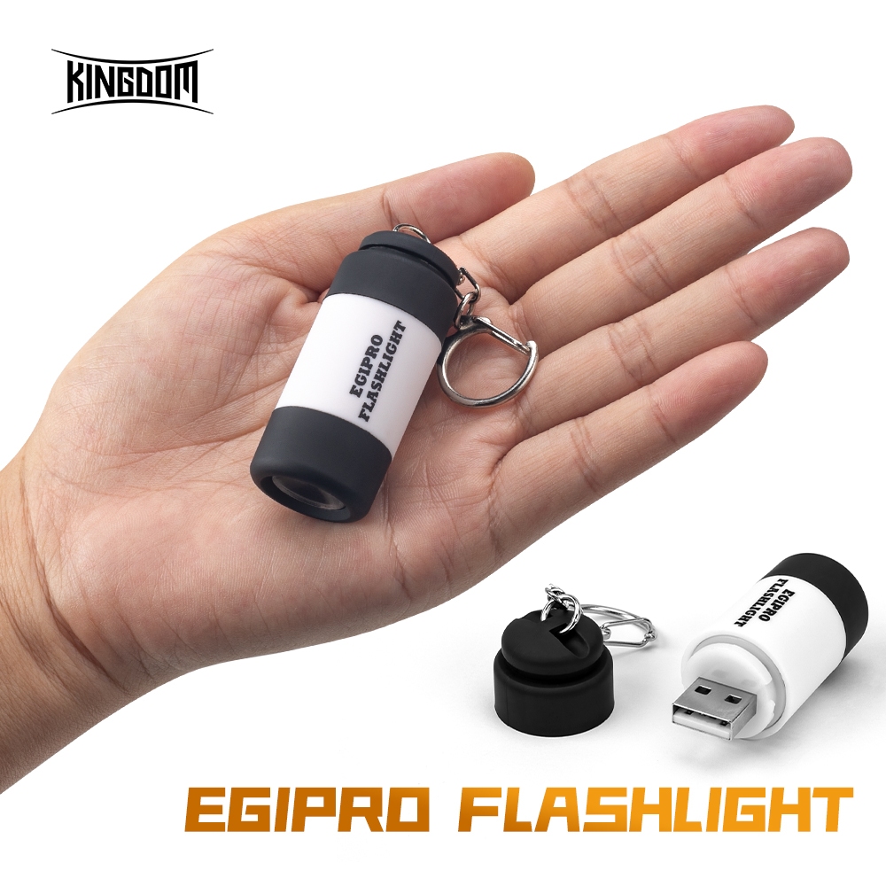 Kingdom ไฟฉาย UV สําหรับตกปลา Led ขนาดเล็ก ชาร์จ USB แบบพกพา ไฟฉายกันน้ํา ทะเล ปลาหมึก เครื่องมือตกปลา ไฟฉาย