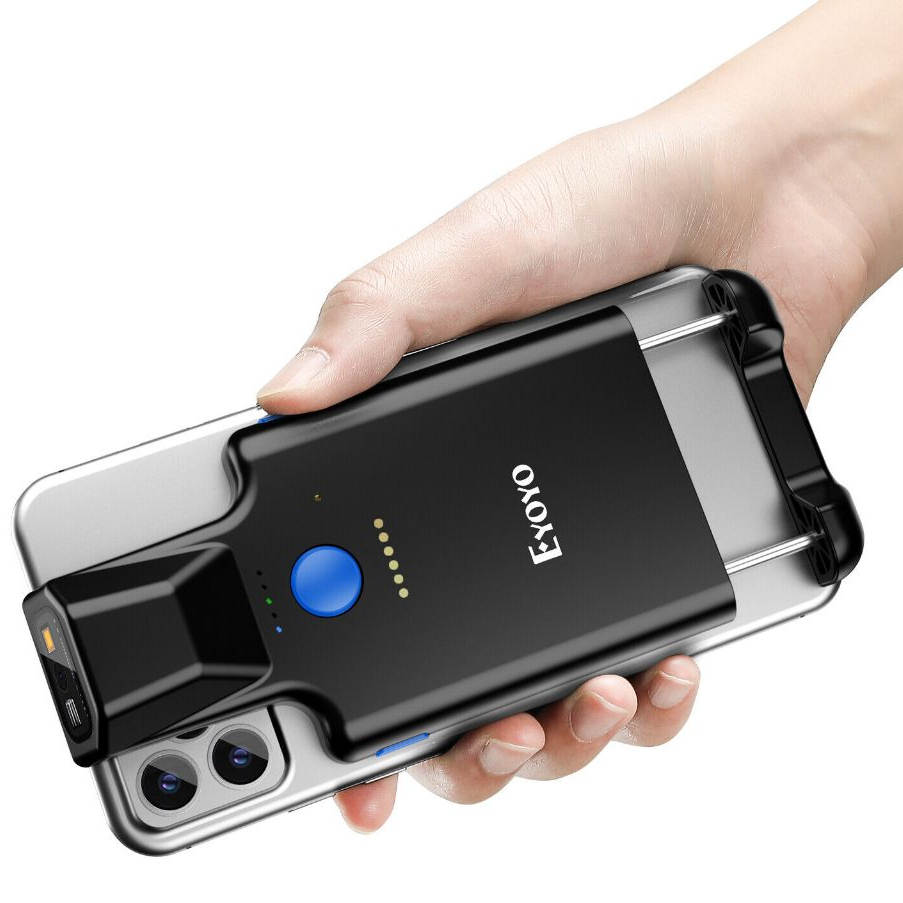 Eyoyo เครื่องสแกนบาร์โค้ด 2D บลูทูธ 1D QR สําหรับระบบ Android iOS